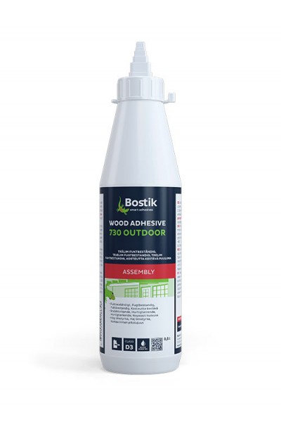 WOOD ADHESIVE 730 OUTDOOR - 0,5 ltr - udendørs trælim