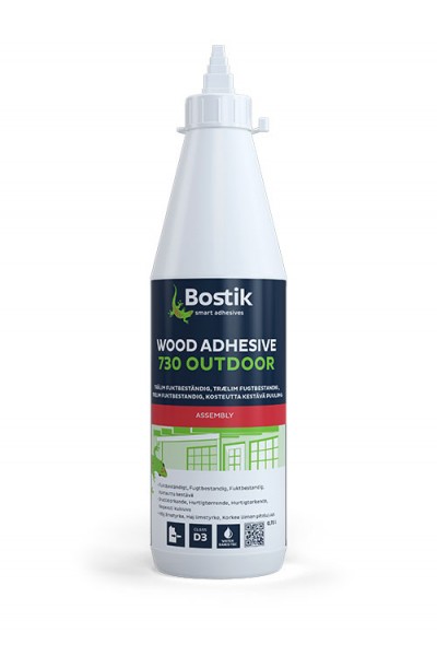 WOOD ADHESIVE 730 OUTDOOR - 0,75 ltr - udendørs trælim