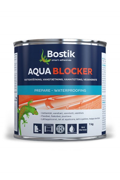 AQUA BLOCKER - 1 kg - Grå  -  vandtætning udendørs