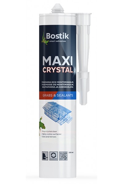 MAXI CRYSTAL - 0,29 - Transp.  -  tætnende monteringslim