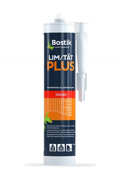 LIM/TÄT PLUS - 0,3 ltr - Hvid  -  stærk udendørs lim